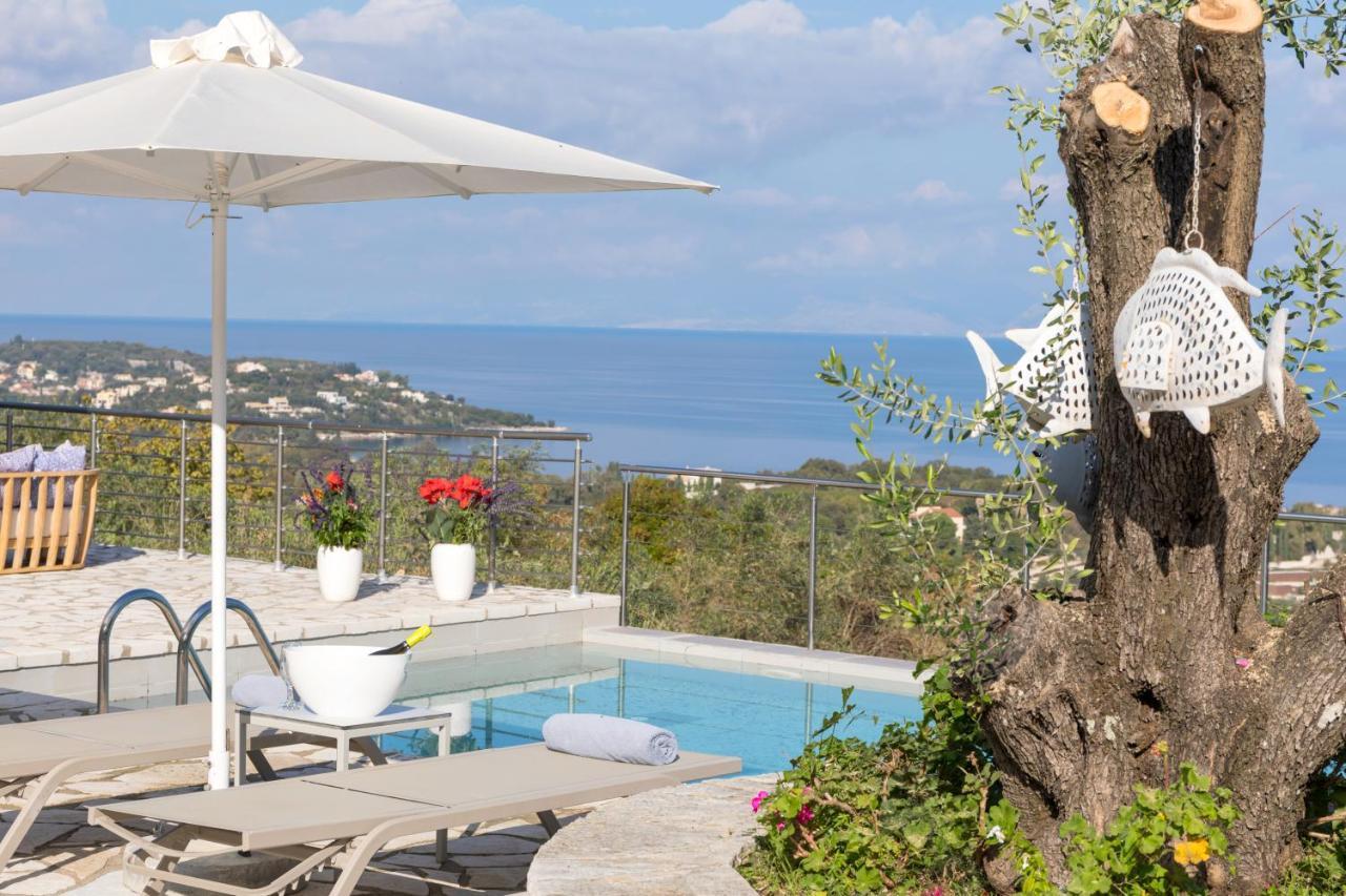 Villa White Stone by Rodostamo Hotel Kassiopi Exterior foto