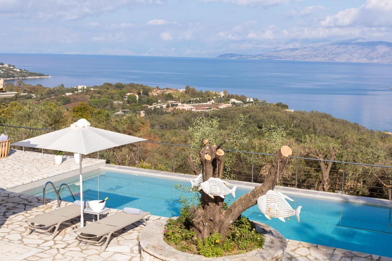 Villa White Stone by Rodostamo Hotel Kassiopi Exterior foto